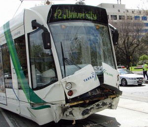 uni tram crash