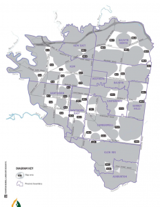 Boroondara clean open space map