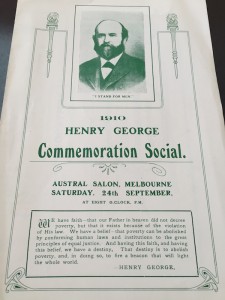 Henry George Commemoration Social 1910